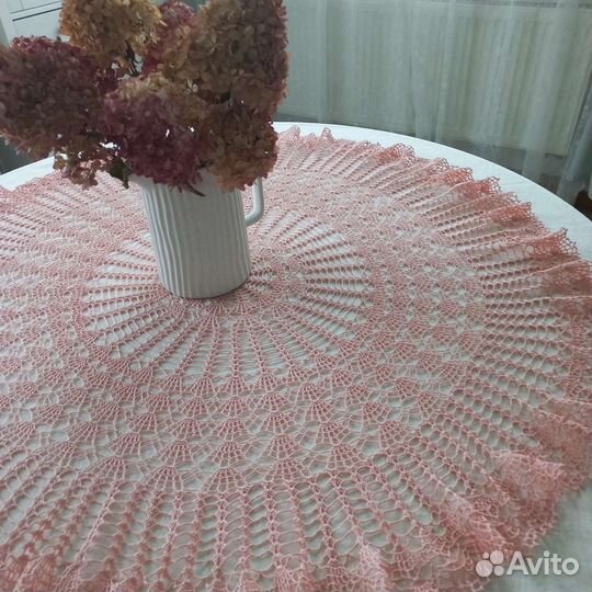 Скатерть вязанная крючком