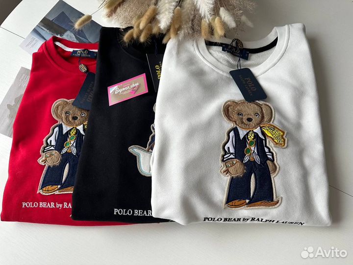 Свитшот ralph lauren 3 цвета