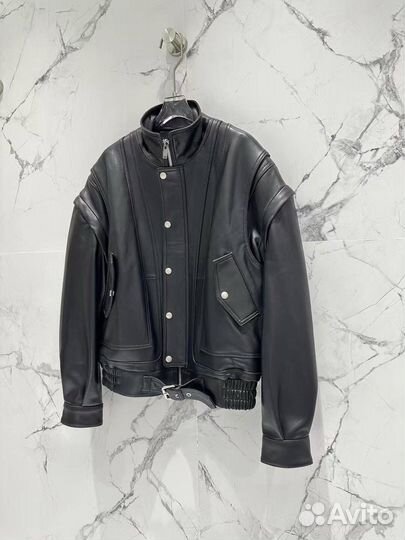 Кожаная куртка жилетка YSL женская