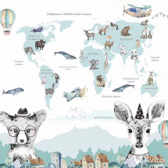 Детские фотообои 