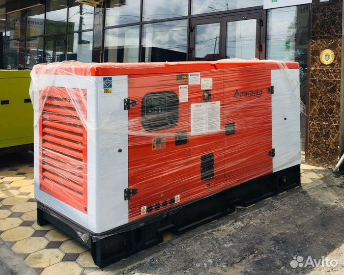 Дизельный генератор 80 кВт в кожухе