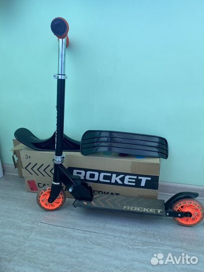 Самокат снегокат детский Rocket