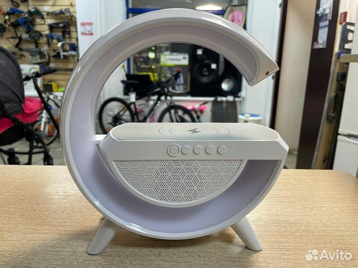 Настольная лампа LED wireless charging speaker BT-2301, белый