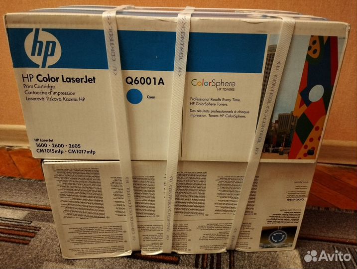 Картриджи hp 124a(6001,6002,6003a)