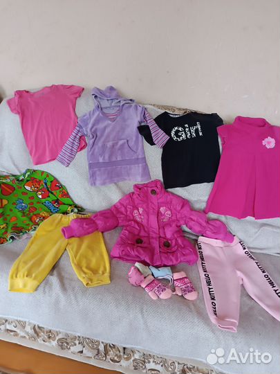 Детская одежда для девочки пакетом 110р