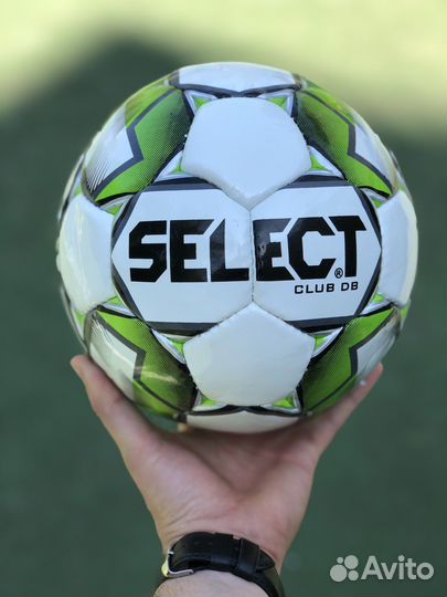 Мяч футбольный Select club DB зеленый