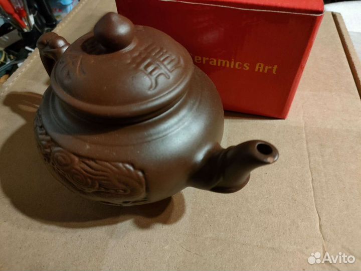 Заварочный чайник глиняный