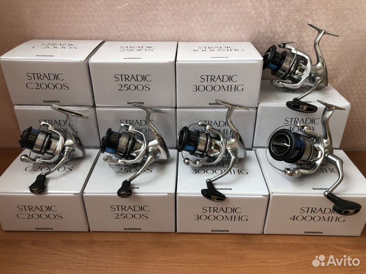 Shimano 19 Stradic 1000, 2000, 2500, 3000, 4000