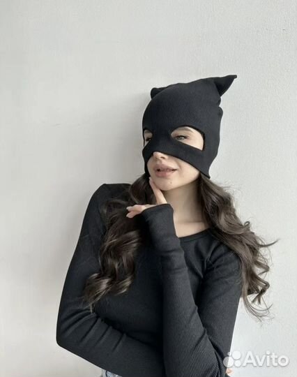 Шапка женская с ушками