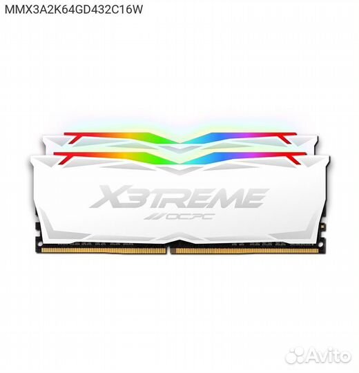 Комплект памяти ocpc X3 RGB 64GB dimm DDR4 3200MHz