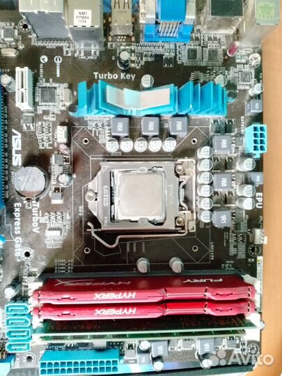 Материнская плата asus P7H55-M Pro с процессором