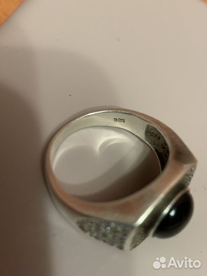 Мужской перстень серебро 925