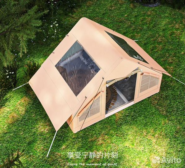 Палатка надувная с панорамной крышей 3*2*2.1м