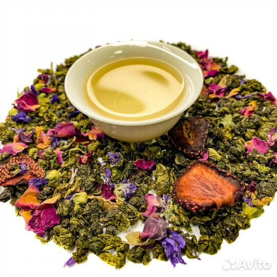 Чай Улун Клубника на пляже