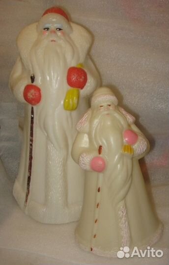 Деды Морозы СССР пластик игрушки