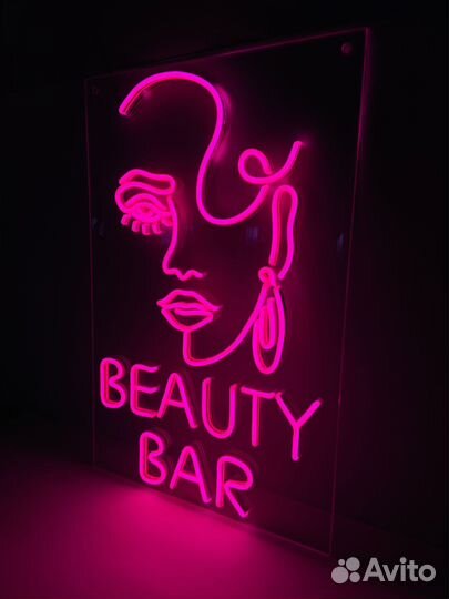Неоновая вывеска готовая 458