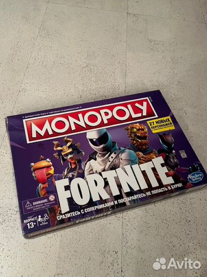 Monopoly fortnite настольная игра
