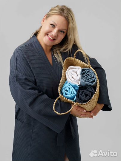 Халат банный вафельный Артикул 224 - 221