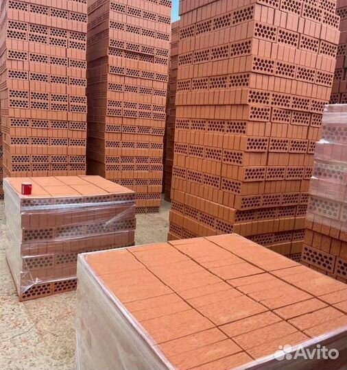 Кирпич облицовочный красный