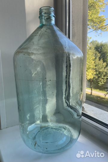 Бутыль стеклянная 10/20 литров