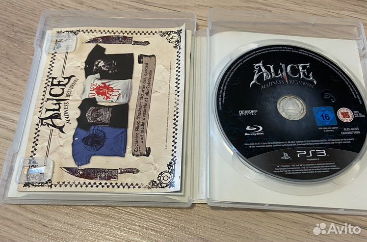 Игры для приставок ps3, Alice Madness Returns