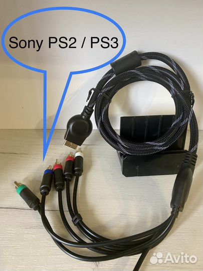 PS2 PS3 Компонентный кабель Sony PlayStation