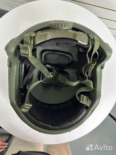 Баллистический шлем без ушейАрамид (Олива)