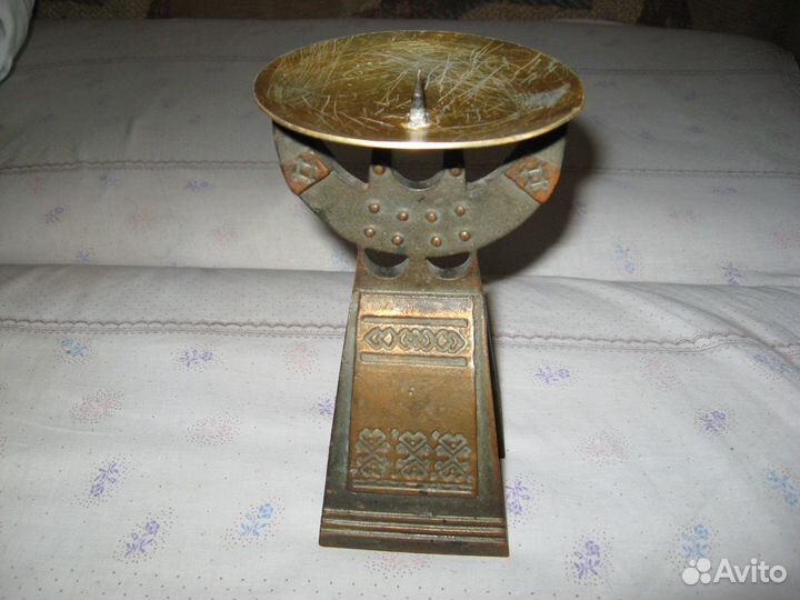 Подсвечник бронзовый 