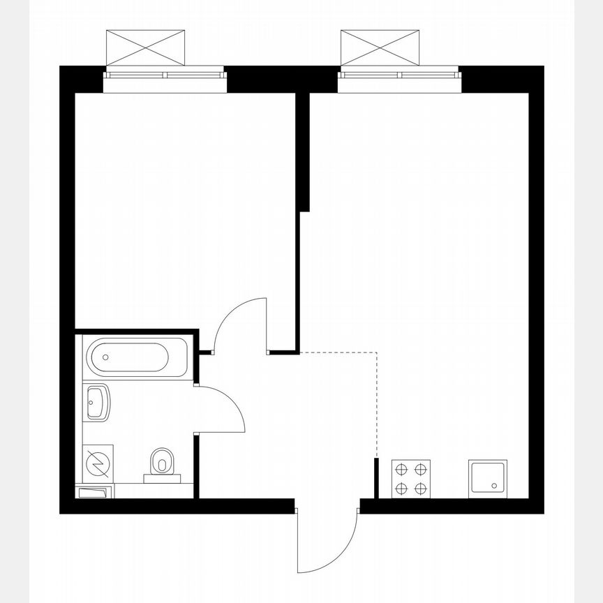1-к. квартира, 40,7 м², 3/33 эт.