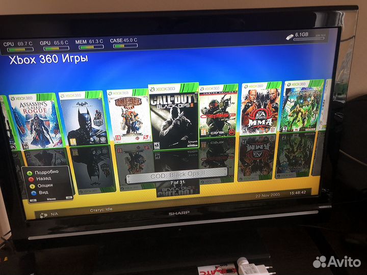 Xbox 360 slim прошитый freeboot