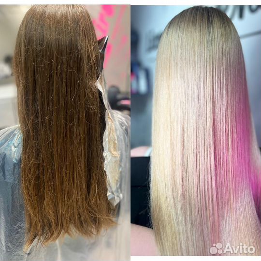 Окрашивание волос на дому