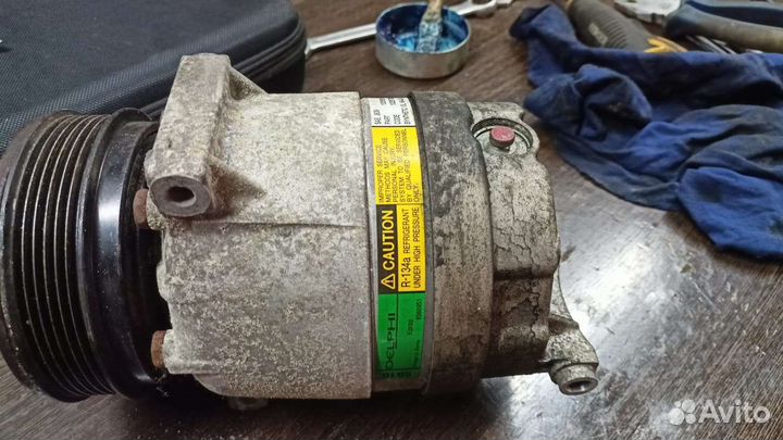 Компрессор кондиционера opel vectra c