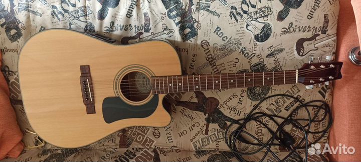 Электроакустическая гитара washburn