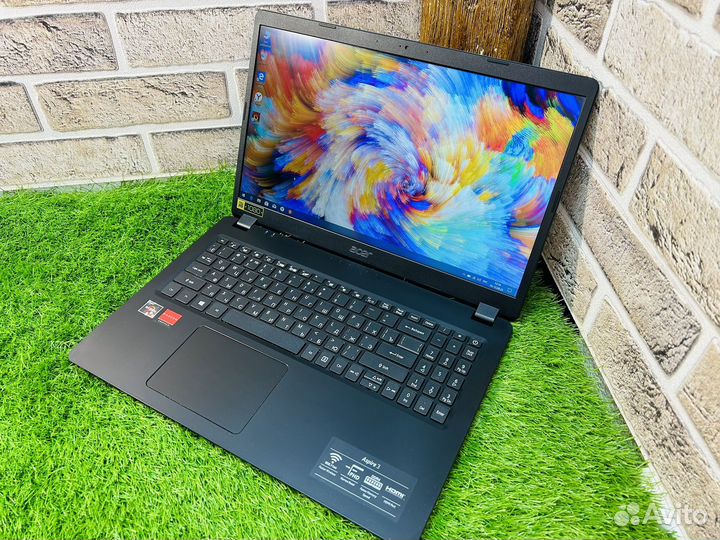 Быстрый Acer IPS Full HD Ryzen 3/Ram 16GB/SSD+HDD