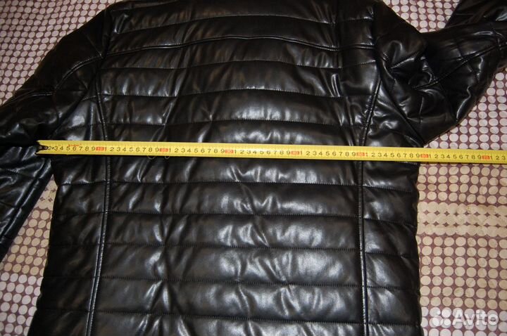 Кожаная куртка-дублёнка 