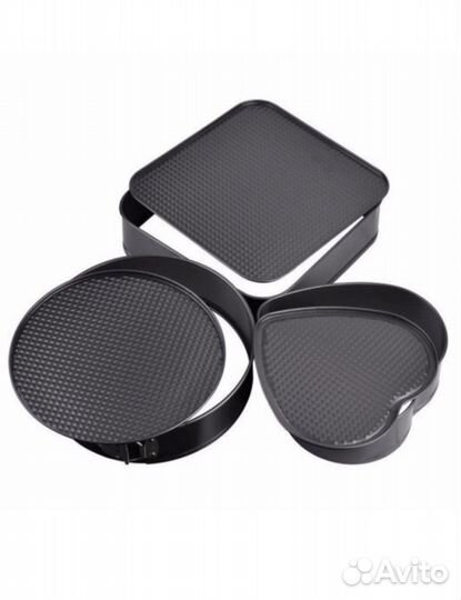 Формы набор 3 штуки для выпечки новые