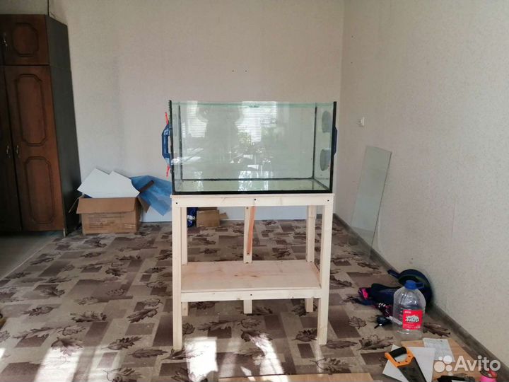 Клею аквариумы под заказ, ремонт