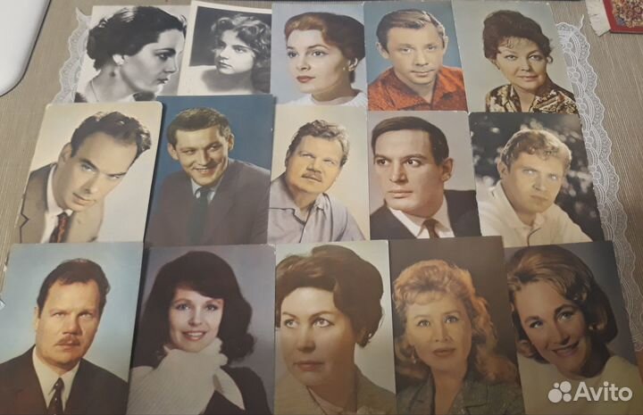 Открытки с фотографиями актёров СССР