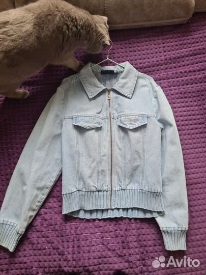 Джинсовая куртка 48 50 размер