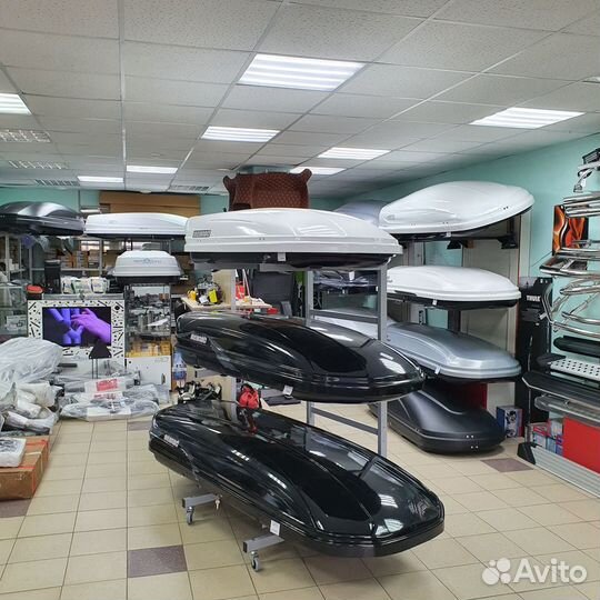 Бокс на крышу авто большой ассортимент на Майской