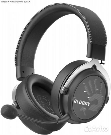 MR590 + wired/sport black, Наушники с микрофоном A