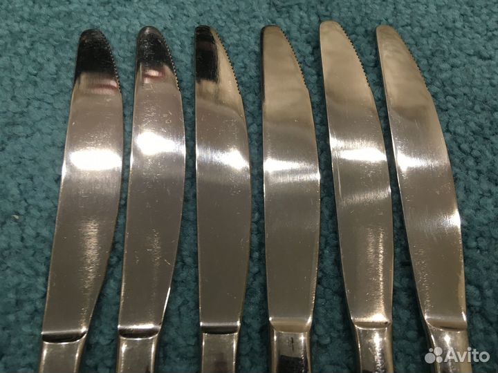 Вилки алюминиевые, ножи металлические (СССР)