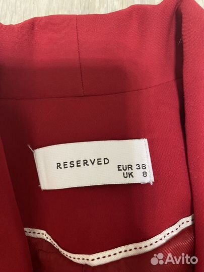 Пиджак reserved новый