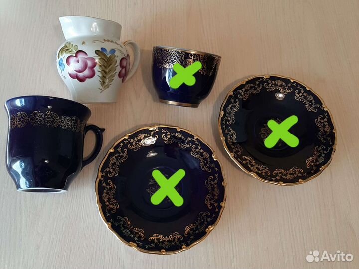 Посуда СССР, Молочник,Селёдочницы,Салатник,Кружки