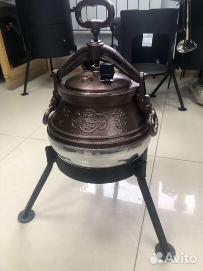 Тренога для Афганского казана 8-30л съемные ножки