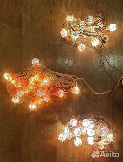 Гирлянды новогодние СССР, конфетти