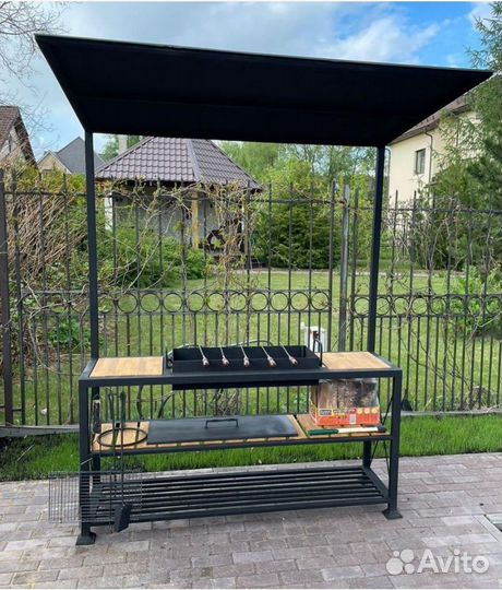 Мангальная зона лофт