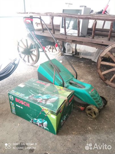 Газонокосилка электрическая bosch rotak 32
