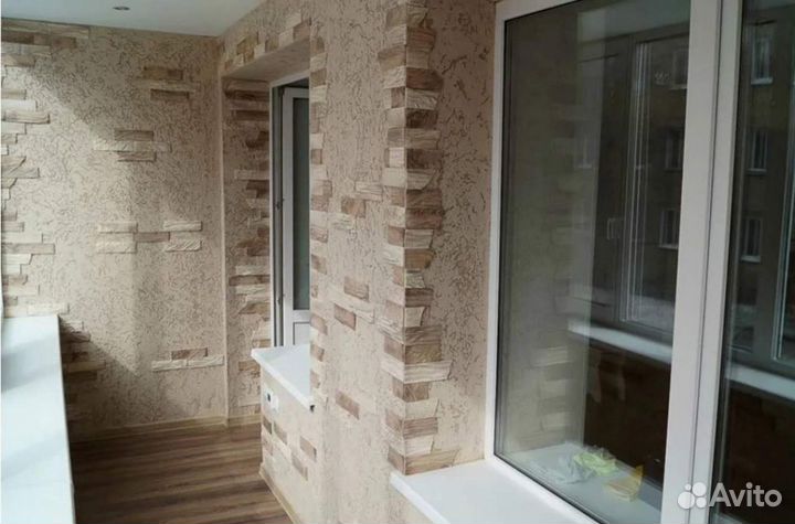 Отделка балкона, изготовление, установка рам