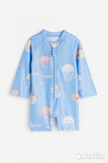 Новый купальный костюм H&M 98 с UPF 50